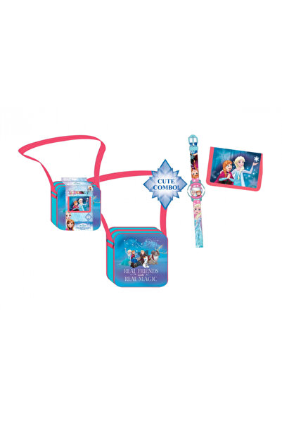 Frozen watch, wallet and shoulder bag set