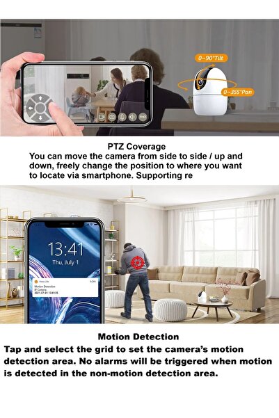 Imou Ranger2 3K FHD 360° Security Camera with Human Detection, Night Vision, 5MP Resolution, WiFi & Ethernet Connectivity