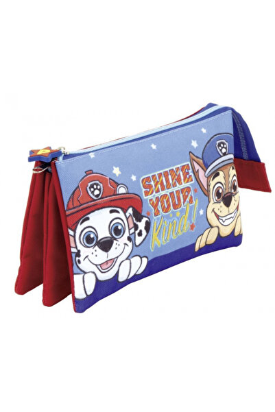 PAW PATROL triple empty pencil case, 21 x 6 x 8 cm