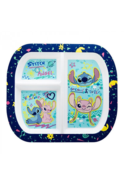 Lilo & Stitch Farfurie împărțită din melamină 22 x 19,5 x 1,8 cm