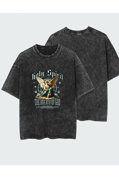 DEEFWEAR Tricou unisex cu imprimeu, spălat și uzat