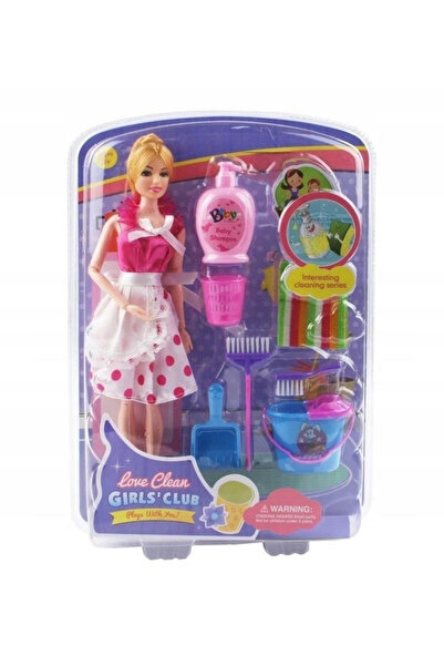 Mega Creative Doll set with cleaning accessories, Mega Creative, 30 cm