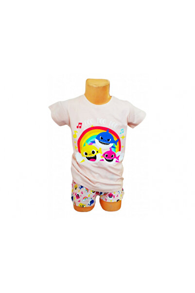 Baby Shark Pijama fete, maneca scurta