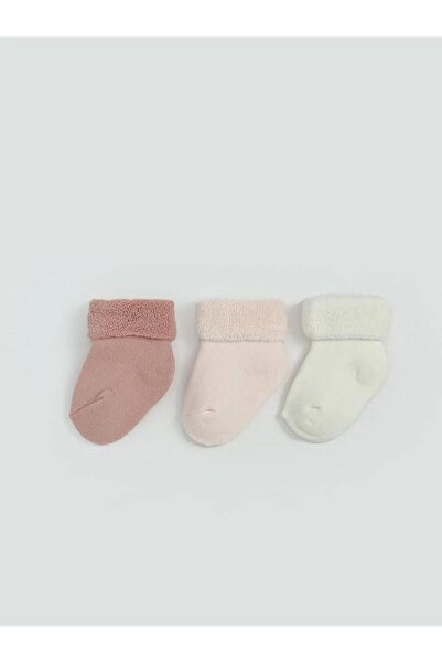 LC Waikiki Basic Baby Girl Socks 3-Pack (W5)