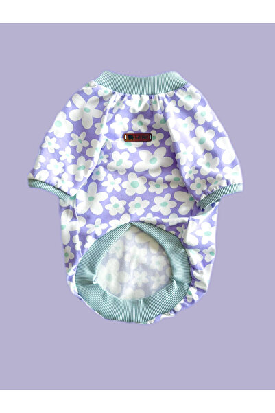 Luli Pet Lilac Floral Dog T-Shirt