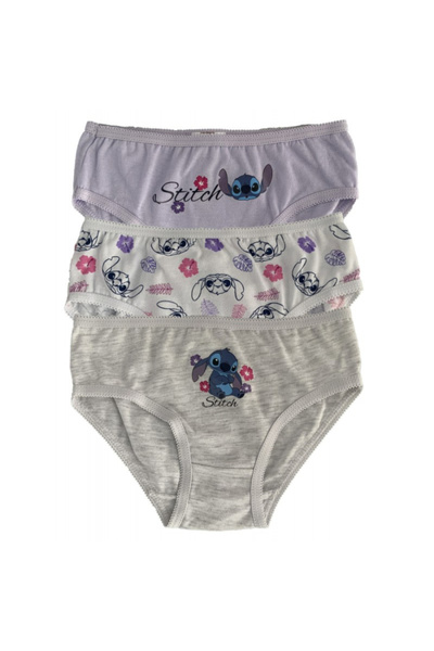Lilo & Stitch Set 3 chiloti bumbac pentru fete,