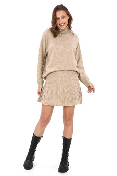 ALİZELER İLERİ MODA BOĞAZLI TRİKO İKİLİ TAKIM KADIN STANDART (36-44)