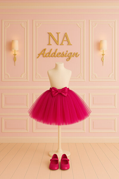NA ADDESIGN Short Puffy Tutu Skirt, Lining Li, Elastic Waist (10 Colors)