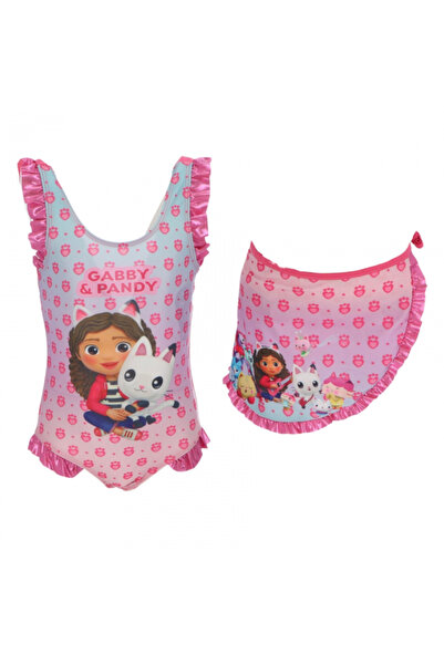 Gabby's Dollhouse Costum baie intreg cu sarong,