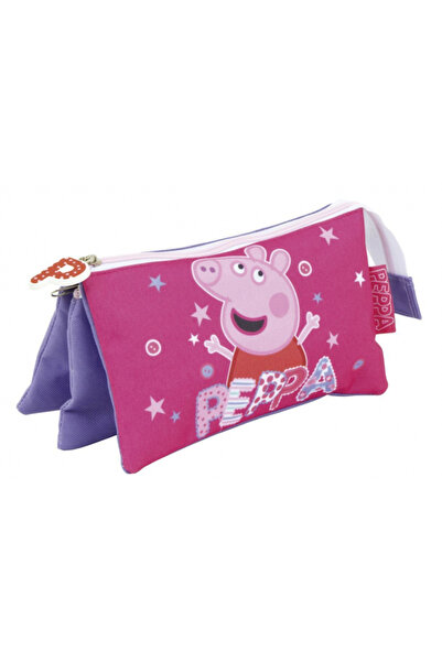 Peppa Pig Penar triplu fără căptușeală, 21 x 6 x 8 cm