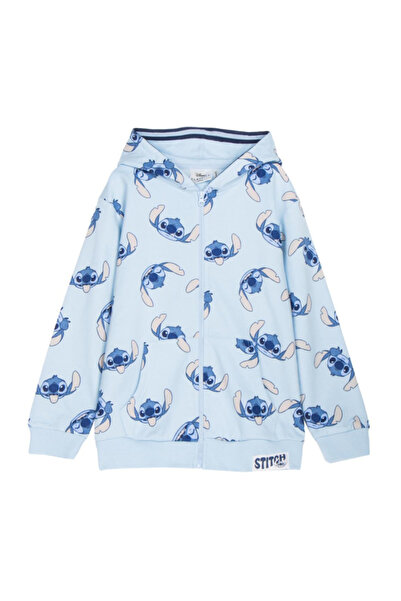 Lilo & Stitch Φούτερ με κουκούλα και φερμουάρ με ραφές