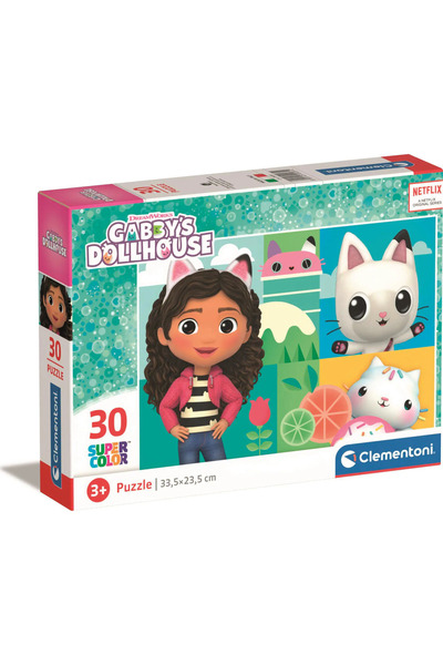 Gabby's Dollhouse Puzzle din carton, 30 de piese
