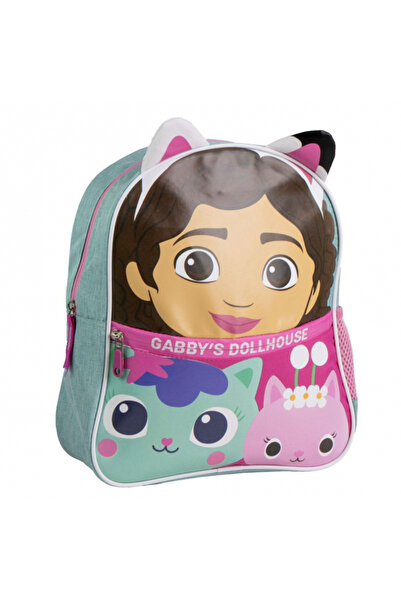 Gabby's Dollhouse Kindergarten Backpack, 2 Compartments with Ears