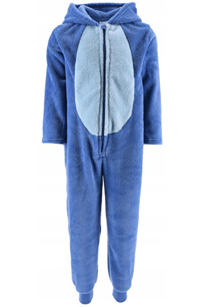 Stitch Pijama intreaga pufoasa, corall fleece