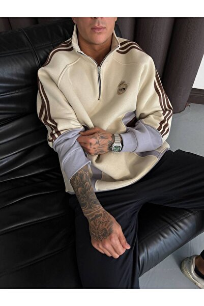 Mio Boutiques Zipper Collar Sweatshirt