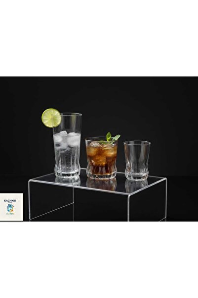 Paşabahçe Pasabahçe Kahve Yani Su Bardakları Gaia 18 Parça 6 Su Bardağı 6 Viski Bardağı 6 Çay Bardağı