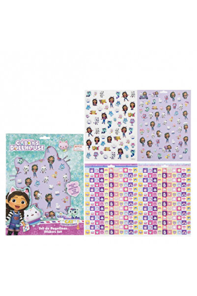 Gabby's Dollhouse Set 300 de autocolante