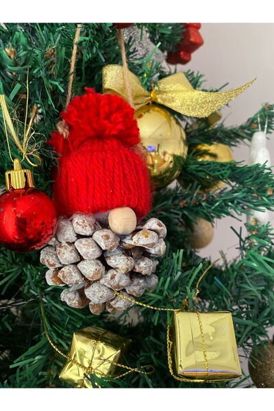 Genel Markalar Yılbaşı Ağacı Süsü Noel Baba Yeni Yıl Christmas Kırmızı Dekora...