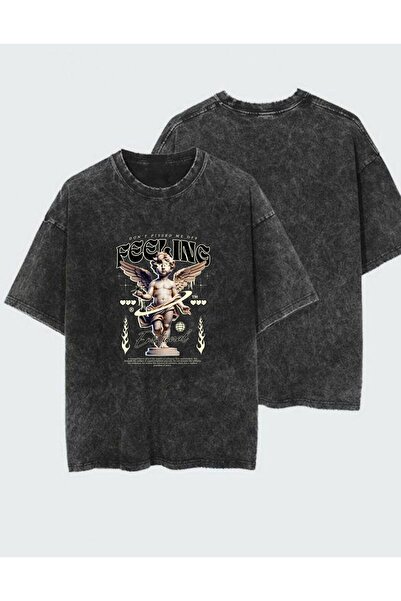 DEEFWEAR Štampano Oprana vintage unisex majica