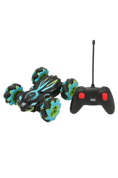 OEM Mașină de cascadorii cu 8 roți și radiocomandă, spray luminos, 30x26cm