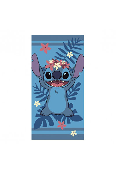 Lilo & Stitch Flowers Fast Dry Polyester Towel, 140 x 70 cm