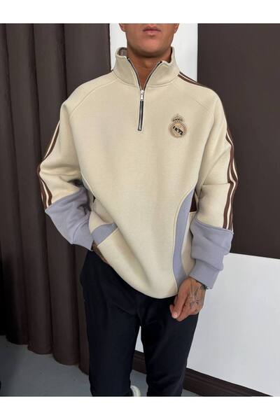 Mio Boutiques Zipper Collar Sweatshirt