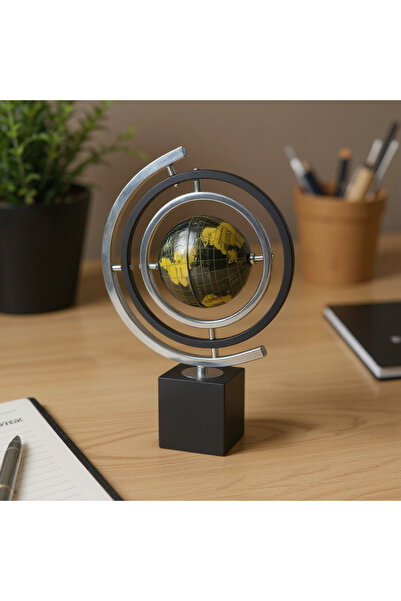 lya luxury Modern Tarz - Dünya Küresi Dekoratif Obje (35x22 cm)