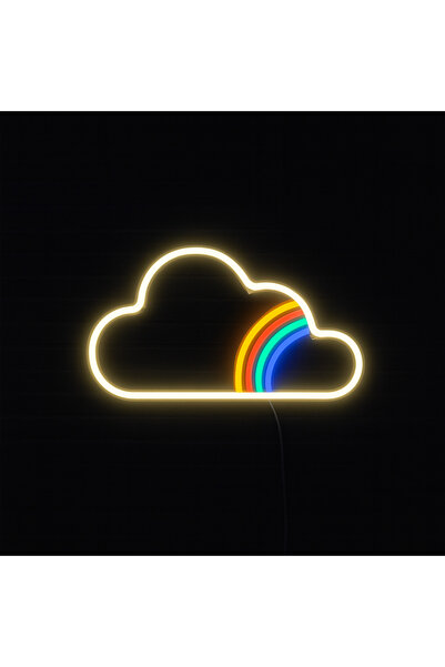 Cata Bulut Gökkuşağı Neon Led 3D Baskı