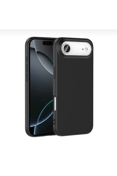 SOLİD CASE غطاء حماية سيليكون لآيفون 17 إير مع شاشة مخملية داخلية وكاميرا مرتفعة