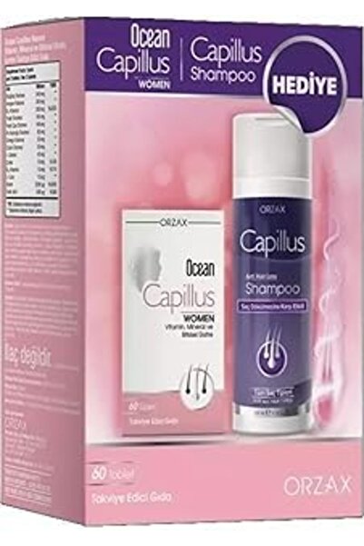 Tuncel Store Ocean Capillus Women 60 Tablet + Capillus Shampoo 200 Ml Hediye