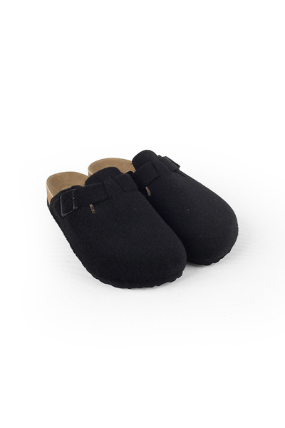 M Miel Women's Cork Sole Felt Daily Closed Front Indoor Slippers Slippers