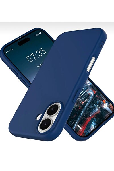 SOLİD CASE iPhone 17 Case Inside Velvet Screen and Camera Raised Launch Silicone Protective Cover
