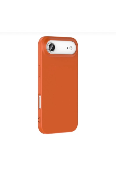 SOLİD CASE iPhone 17 Air Case Inside Velvet Screen and Camera Raised Launch Silicone Protective Cover