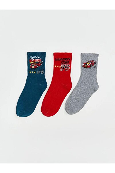 LC Waikiki 3-пакет момчешки чорапи с шарки (W5)