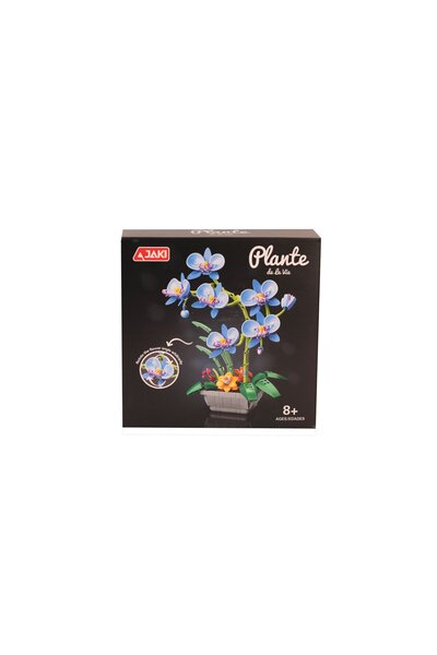 BYCEGU Jk29011 Jaki Blue Orchid Sak Cobalt 581 Piece Block Toy