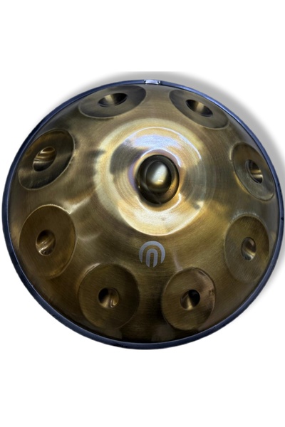 ARSHA Steel Handpan 9 Nota Re Minör Çanta Renkli Kuşak Bakım Yağı