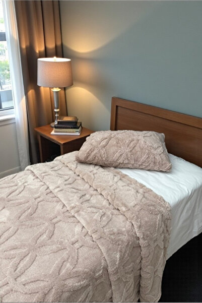 VESSİNOHOME Orion Wellsoft Single Bedspread Set (180×235 cm + 1 Pillowcase) Soft, Luxurious Blanket