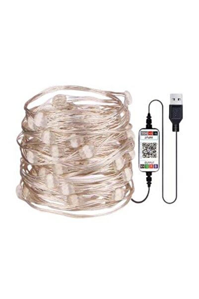 HYT Șir de lumini de Crăciun RGB 10m cu control Bluetooth