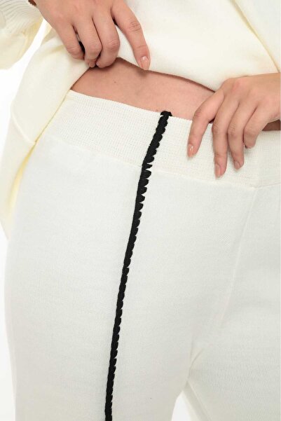 EFENDİX Rose Stitched Knitting Suit