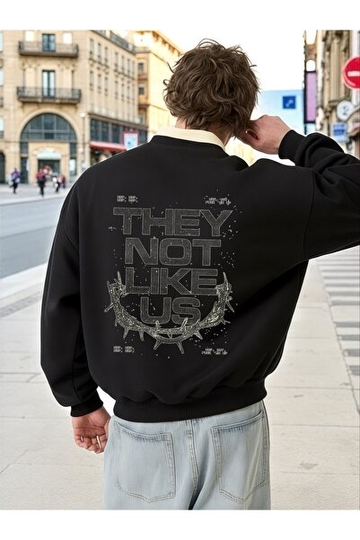 ArtYus Tricou unisex cu mânecă lungă They Not Like Us Transfer cu imprimeu Mă...