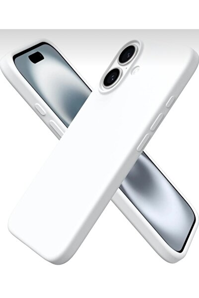 SOLİD CASE غطاء حماية سيليكون لآيفون 17 مع شاشة مخملية داخلية وكاميرا مرتفعة