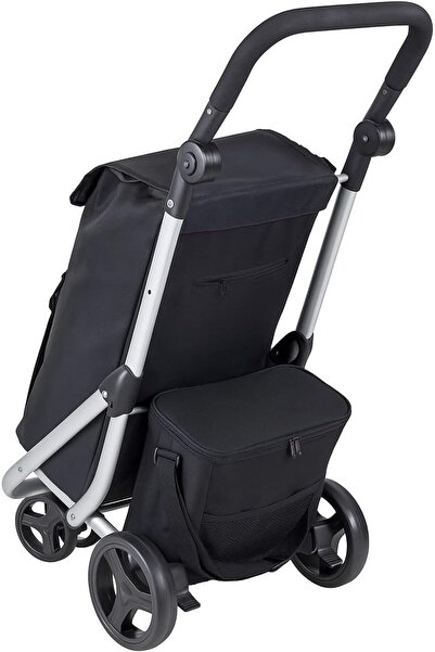 Generic عربة تسوق قابلة للطي بعجلات كبيرة - حقيبة خفيفة الوزن متعددة الأغراض ...