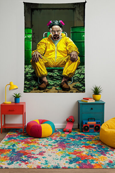 Charmbi Colorful Wall Covering Film Art Themed Quality Fabric Room Decor Tapestry Wall Carpet