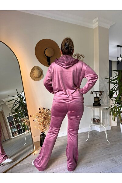 MJORA Flared Leggings Pants & Zippered Sweat Top and Bottom Set