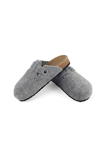 M Miel Women's Cork Sole Felt Daily Closed Front Indoor Slippers Slippers