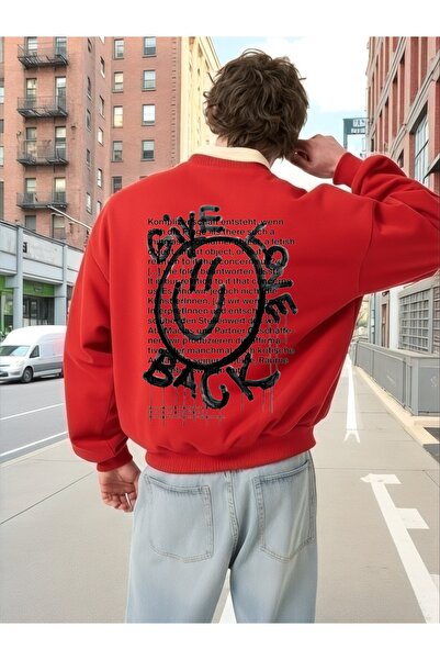 ArtYus Tricou unisex cu mânecă lungă Give Love Back Transfer cu imprimeu Mări...