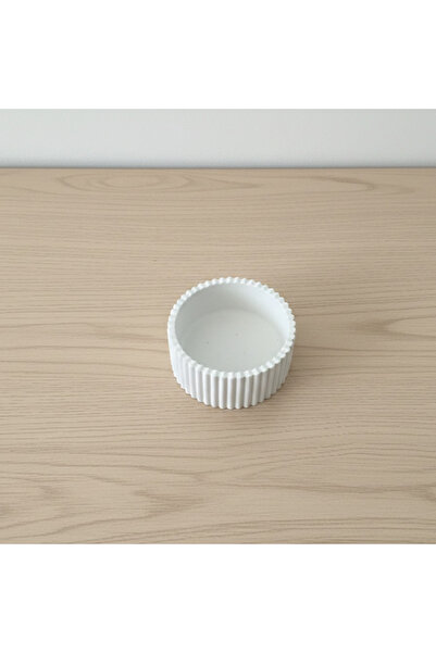 Fiyera Home Beyaz Beton Mumluk Takılık