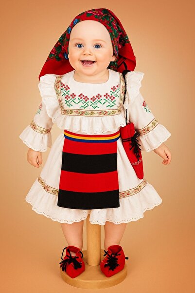 Deco Artis Traditional Maramureș Baptism Costume - cod X 08