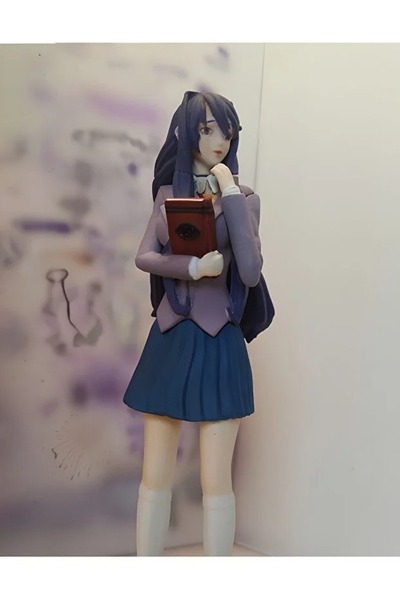FOLİNZA Doki Doki Literature Club Yuri Figür Anime Kız Figür Büyük Boy 25CM