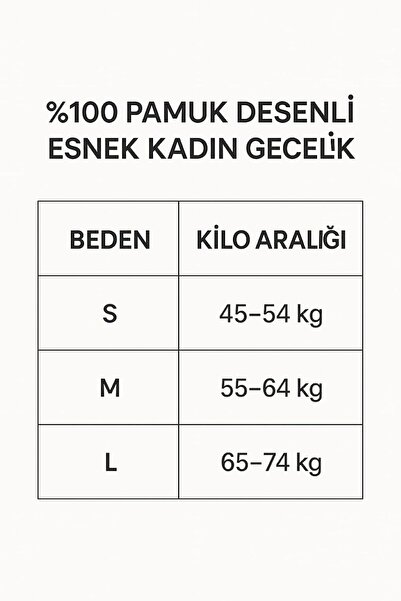 enmodaiçgiyim Women's Black Floral Patterned 100% Cotton Stretchy Lace Detailed Thick Strap Comfortable Nightgown